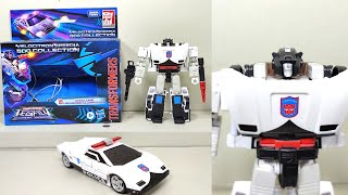 Transformers Legacy ClampDown Diaclone Universe  Velocitron Speedia 500 Collection [upl. by Arocat618]