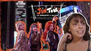 JEN TOURPart1🧡  LE SSERAFIM in New York🇺🇸  REACTION [upl. by Uhayile]