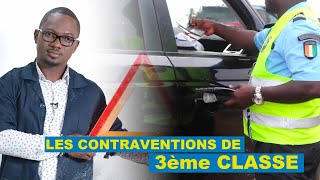 CODE ET CONSEILS  Contravention de 3è Classe [upl. by Wulf]