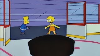 Lisa Becomes A Hockey Goalie HD The Simpsons [upl. by Chitkara]