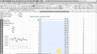 How to Simulate Stock Price Changes with Excel Monte Carlo [upl. by Linoel]