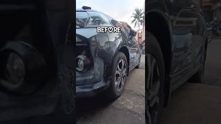 Honda wrv bumper touch up automobile repaint car carcare painting [upl. by Einnoc]