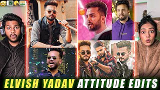 Reaction on Elvish Yadav Latest Attitude videos😈  Elvish Yadav Angry Moments🔥😈 [upl. by Ahsets281]