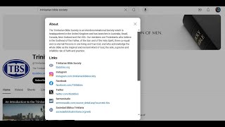 The Trinitarian Bible Society TBS promotes dangerous Calvinist doctrines [upl. by Eiramaneet]