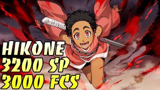 CFYOW Hikone Max Transcendence w Lv 2 FCS 500 Slot  3200 SP 3000 Focus  Bleach Brave Souls [upl. by Darom856]