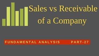 Sales vs Receivable of an Company in HINDI [upl. by Perceval373]