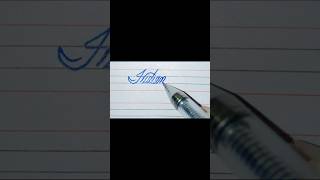 Iridian write ✍️ in beautiful cursive style calligraphy handwriting [upl. by Ateikan]