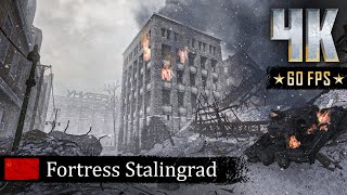 Call of Duty 2 4K60fps Hardened Walkthrough Soviet Campaign Part 3  Fortress Stalingrad [upl. by Nylisoj]