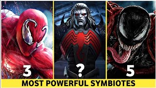 Top 10 Most Powerful Symbiotes  Comixtan [upl. by Aehsat129]