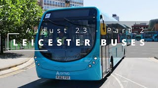 Buses at Leicester Haymarket Bus Station  August 2023 Part 2  Arriva First Bus [upl. by Inilahs]