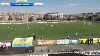 FC Alashkert vs FC Pyunik [upl. by Mairam460]