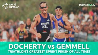 One of the greatest triathlon sprint finishes ever [upl. by Gunn]