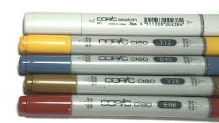 Was sind Copic Marker deutsch Ciao Sketch Wide Copic Marker [upl. by Letsyrc844]