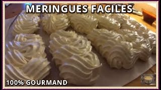 Recette facile des meringues [upl. by Jacobsen]