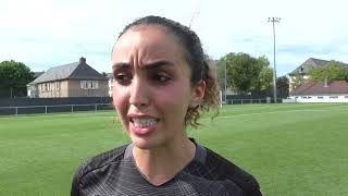 Marwa El Mrizak after FC NSA Sofia  Racing Union on 07092024 [upl. by Fremont]