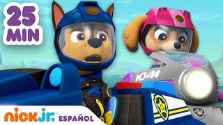 Paw Patrol Patrulla de cachorros  ¡35 MIN de los Moto Pups  Nick Jr En Español [upl. by Dixil]