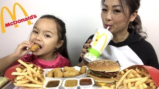 McDonalds Bacon BigMac amp Nuggets Meal  Mukbang  NE Lets Eat [upl. by Enitsenre]