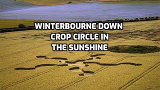 Winterbourne Stoke Down Crop Circle Sunny Flight [upl. by Gintz]