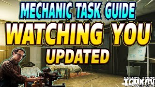 Watching You UPDATED  Mechanic Task Guide  Escape From Tarkov [upl. by Nefets]