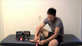 Achilles Tendon taping  Skinetex [upl. by Akla]