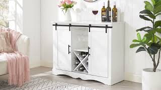 White Credenza Cabinet [upl. by Itsyrc]