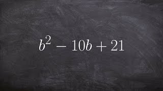 Factoring a trinomial using box method [upl. by Kila]