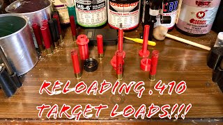 Reloading 410 Target Loads [upl. by Tarsus892]