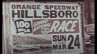 Orange Speedway Grand National Race 1957 [upl. by Nwahsyd]