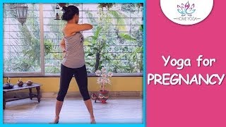 Kati Chakrasana  Yoga For Pregnancy [upl. by Ecinrahs]