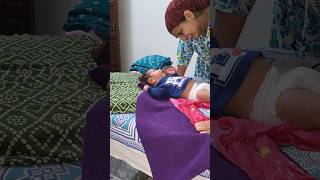 Aaj toh baby ne dara hi diya shortvideo shorts minivlog newborn dailyvlogs [upl. by Etakyram]