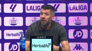 Rueda de prensa Real Valladolid CF vs FC Cartagena [upl. by Murrah244]