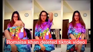 Romaisa Khan Leak TikTok Video  Romaisa Khan Deleted TikTok Video [upl. by Hairahcaz]