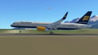 Icelandair 757 Smooth Landing [upl. by Philip]