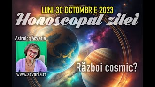 CONJUNCTIA MARTEMERCUR  DETONATORUL💥HOROSCOPUL DE LUNI 30 OCTOMBRIE 2023 cu astrolog Acvaria [upl. by Ibot]