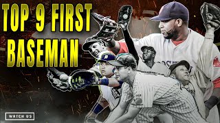 MLBs Elite Ranking the Top 9 First Basemen Ever [upl. by Ettenil]