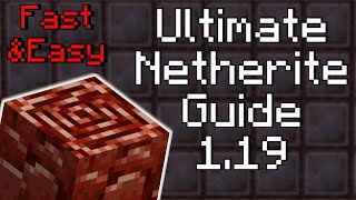 Ultimate Netherite Guide 119  How to find Ancient Debris Easy and Fastest Method  Minecraft Guide [upl. by Nicolella140]