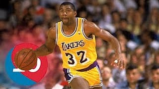 Top 10 Magic Johnson Plays [upl. by Haisej226]