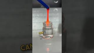 Molten Glass Dipped into Water 🤯 🔥 [upl. by Tur541]