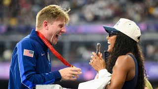 Sprinter wins gold at Paralympics after wife won gold medal at Paris Olympics [upl. by Misa]