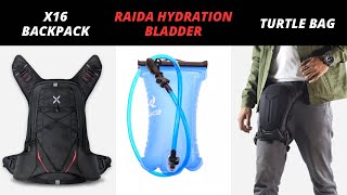 Unboxing Carbonado X16  Turtle Bag  Raida Hydration Bladder [upl. by Jermain]