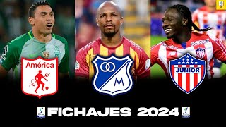 🔥FICHAJES Y SALIDAS LIGA BETPLAY 2024 Fichajes Junior  Millonarios  América  Nacional  Cali fpc [upl. by Alexandrina130]