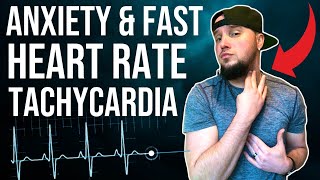 Fast Heart Rate amp Tachycardia Anxiety Symptoms EVEN AT REST [upl. by Inalial]