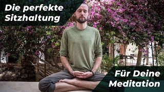 Die perfekte Sitzhaltung für deine Meditation Tutorial  kuyomeTraining [upl. by Alf501]