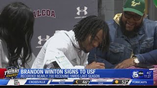 Alcoa’s Brandon Winton signs to play football at USF [upl. by Ingeborg601]