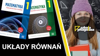 Rozwiązywanie układów równań metodą przeciwnych współczynników Klasa1 Podręcznik OE zadanie 3 c d [upl. by Notnef]