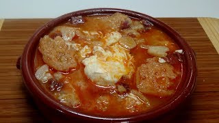 SOPA DE AJO  SOPA CASTELLANA [upl. by Adrea7]