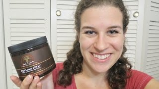 Review As I Am Curling Jelly  Drugstore Curly Hair Find [upl. by Nyltyak]