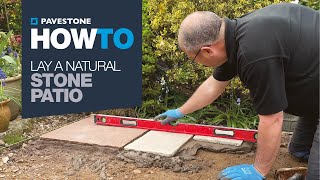 How To Lay a Natural Stone Garden Patio [upl. by Jan]