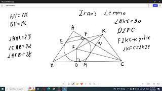 quotIrans Lemma Explained A Powerful Geometry Theorem [upl. by Lirpa]