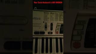 YOUR CASIO KEYBOARD IS NOT BROKEN  HOW TO FIX CASIO KEYBOARD [upl. by Euqitsym817]